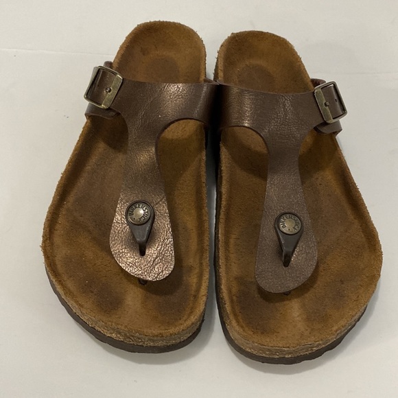 BIRKENSTOCK Gizeh Thong Brown Sandals Size 36 - Picture 7 of 13
